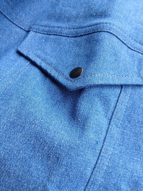 Promo sur stock restant 2025 Sweat bleu chiné et ou veste en jean à -40%
