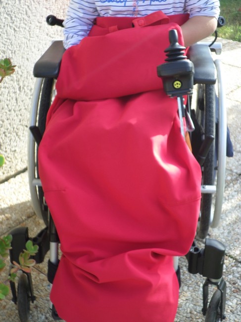 Couvre jambes imperméable doublé polaire