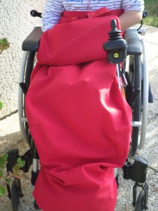 Couvre jambes imperméable doublé polaire