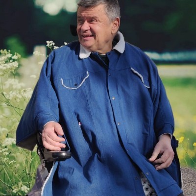 Veste en jean doublée peau de mouton