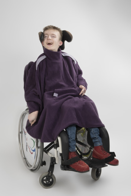 Cape TESS vêtement  pour fauteuil avec corset siège Enfant/Adulte