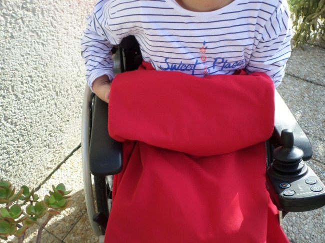 Couvre jambes imperméable doublé polaire