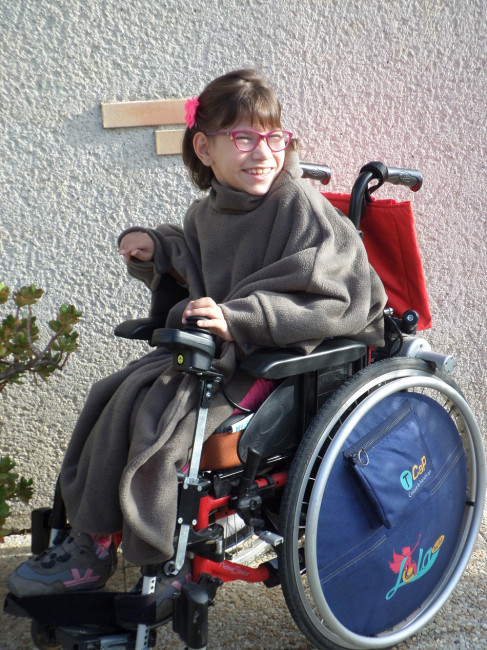 Cape polaire vêtement pour fauteuil roulant Enfant/Adulte